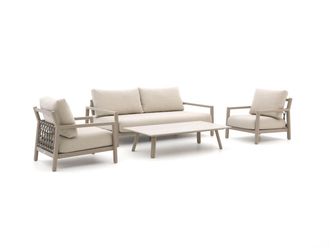 Tierra Outdoor Oasis stoel-bank loungeset 4-delig verstelbaar