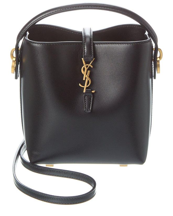 LE 37 Mini Leather Bucket Bag