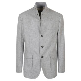 Eleventy Heren, Jassen, Grijs, Maat: XL