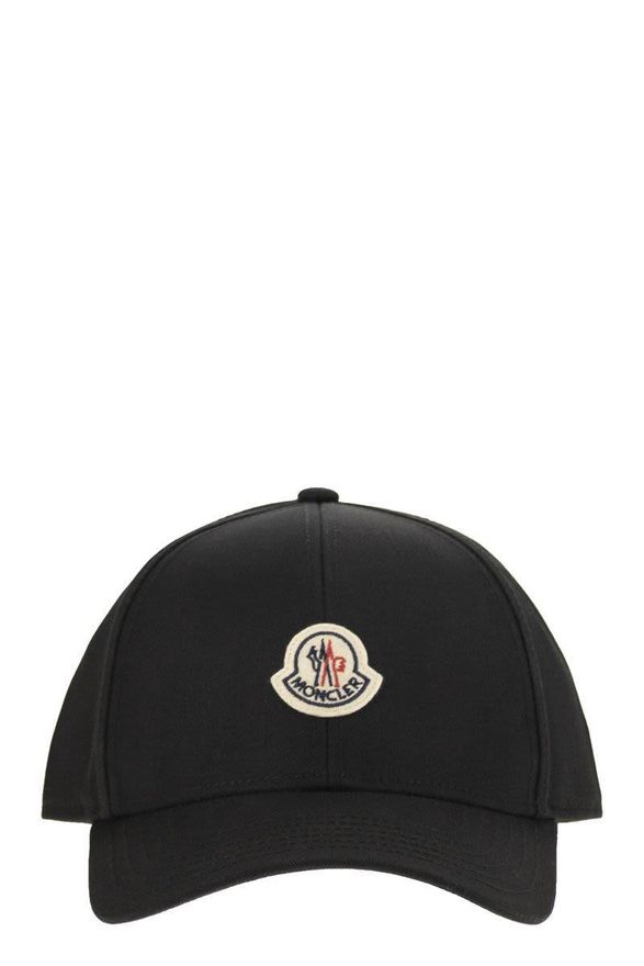 【関税込み】MONCLER Gabardine baseball cap Light Beige Cotton Gabardine Baseball Cap - Hats & Beanies