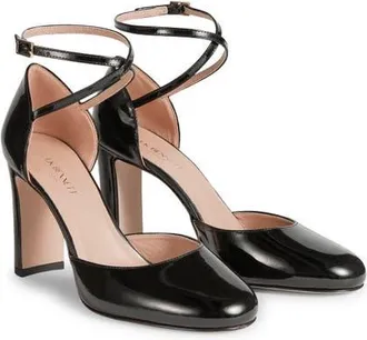 L.k. Bennett Adaline Ankle Strap Pump in Black at Nordstrom, Size 10Us