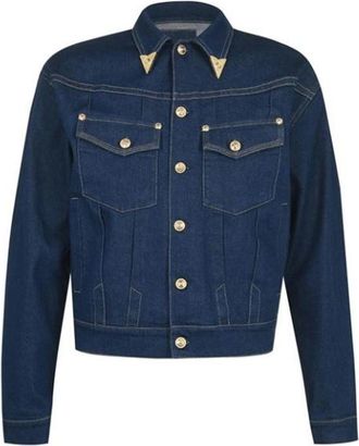 Versace Jeans Couture Gold Tip Denim Jacket Size M