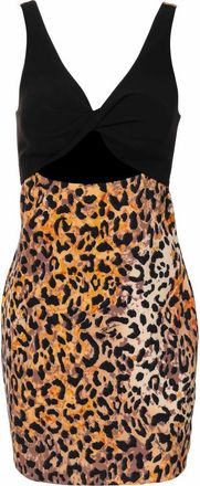 Just Cavalli Bruine Jurken voor Vrouwen - Dames - Korte kleedjes - Bruin - XS - Kleedjes