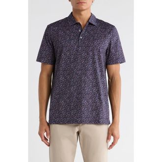 Bugatchi Victor OoohCotton Knit Polo Victor OoohCotton Knit Polo in Wine at Nordstrom Rack, Size X-Large