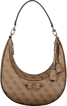 Guess Lindsey Hobo - Dames - Schoudertassen - Beige - ONE Size - Tassen