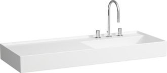 Laufen Laufen - Kartell Lavabo, Bajo Encimera, Repisa Izquierda, 1 Agujero