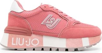 Liu Jo Roze Sneakers - Dames - Sneakers - Roze - 41 EU - Leer - Schoenen