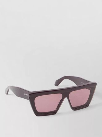 Alaia rectangular mask sunglasses thick frame design