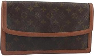 Louis Vuitton Pre-owned Clutch - Dames - Vintage Clutch - Bruin - ONE Size - Vintage