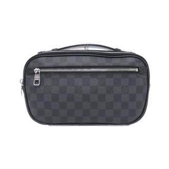 Louis Vuitton Graphite Coated Canvas Shoulder Bag (Pre-Owned)
