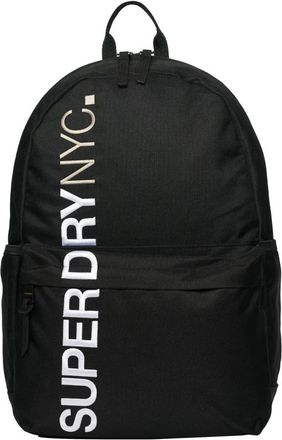 Superdry NYC Montana Stadsrugzak - Dames - Rugzakken - Zwart - ONE Size - Leer - Tassen