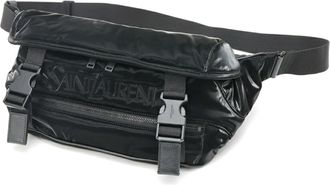 Saint Laurent Black Nylon Sling Bag (Pre-Owned)