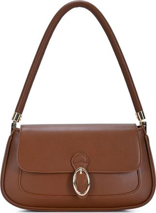Rachel Zoe Buckle Flap Shoulder Bag in Tan at Nordstrom Rack