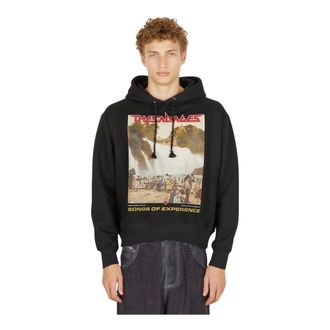 The Salvages Hoodies, male, Black, Size: M Voyager N.4 T-Shirt Hooded Sweatshirt