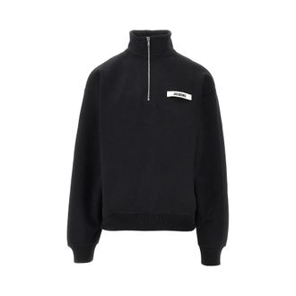 Jacquemus Gros Grain half-zip sweatshirt Man XL