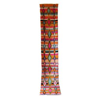 AFK Living Alfombra bereber marroqu&iacute; de pura lana 73 x 390 cm