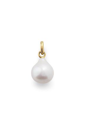 Monica Vinader Small Baroque Pearl Pendant in 18K Gold Vermeil /Pearl at Nordstrom