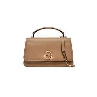 Michael Kors Tassen, Dames, Beige, ONE Size, Leer, Delancey Handtas