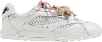 Pinko Witte Leren Sneakers