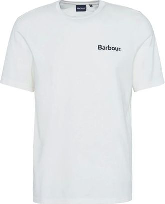 Barbour Heren, Tops, Wit, Maat: XL Katoen