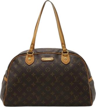 Louis Vuitton Pre-owned Vintage Schoudertas - Dames - Vintage Schoudertas - Bruin - ONE Size - Leer - Vintage
