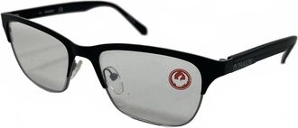Dragon Unisex Dr163 Heath Rectangle Eyeglasses In Black Silver