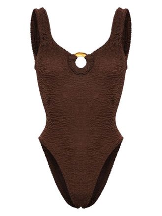 Hunza G Costume intero Celine - Marrone