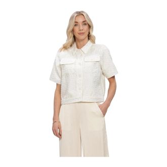 Freebird by Steven Dames Blazers Wv-pearl-sequince-26-1 - Dames - Blouses & Shirts - Beige - Maat: XL