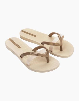 Ipanema Womens Ipanema Womens Kirei Fem Flip Flops - Tan/Tan - Size: 5