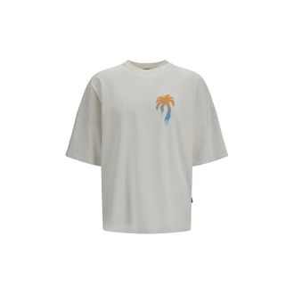 Palm Angels Witte Katoenen T-Shirt
