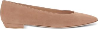 Gianvito Rossi Ballerine a punta - Toni neutri