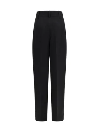 Max Mara Linen Batavia Trousers - Black