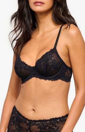 Cosabella Carmela Demi Cup Bra in Black at Nordstrom, Size 34Dd