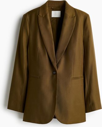 H&M Einreihiger Blazer - Green
