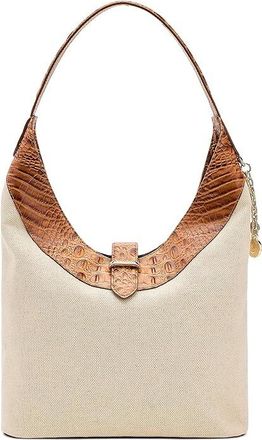Brahmin Gwynne Cross Body Womens Handbags Cinnamon, Leather