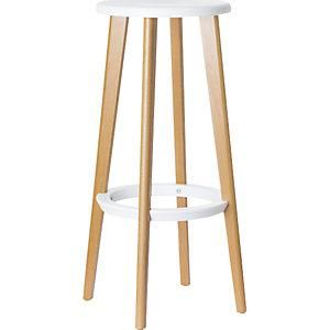 Paperflow Taburete De Bar Woody Con Patas De Madera Ue 2 Unidades
