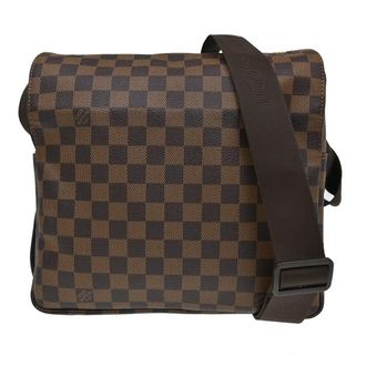 Louis Vuitton Naviglio Damier Brown Canvas Handbag (Pre-Owned)