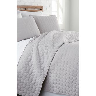 Southshore Fine Linens Ultra-Soft Oversized Quilt Set in Steel Grey at Nordstrom Rack, Size King/california King