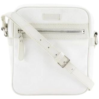 Gucci Pre-owned Vintage Schoudertas - Dames - Pre-owned - Wit - Maat: ONE Size