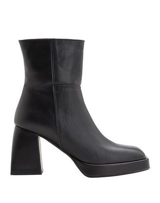 8 by YOOX LEATHER PLATFORM ANKLE BOOTS