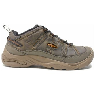 Keen Circadia Leather Textile Mens low Top Trainers - Canteen Curry - Size:UK 7