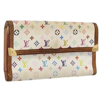 Louis Vuitton Pre-owned Clutches, female, Multicolor, Size: ONE SIZE Pre-owned Vintage Long Wallet