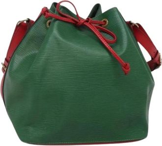 Louis Vuitton Pre-owned Bucket Bags, female, Green, Size: ONE SIZE Pre-owned Leather louis-vuitton-bags