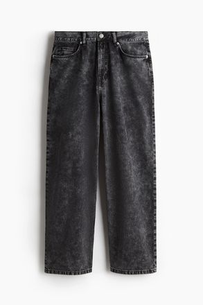 H&M Baggy Jeans - Vintage-Schwarz
