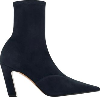 Khaite Nevada Ankle Stretch Boot 85 - - Shoes - Donna - Blu - 37 EU