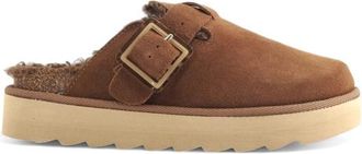 Colors Of California Sabot Platform - Dames - Slip ons - Bruin - 40 EU - Leer - Schoenen