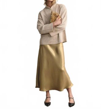Part Two Laurinas Maxi Skirt In Gold