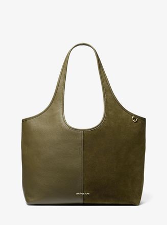 Michael Kors Henly Large Leather and Suede Tote Bag