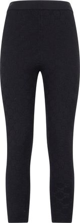 Gucci Black Knitted Logo Activewear