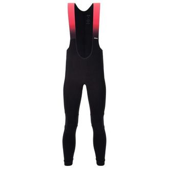 Santini Prime Thermofleece Winter Bib Tights Velohose f&uuml;r Herren | schwarz
